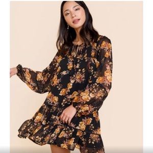 Francesca’s fall floral dress